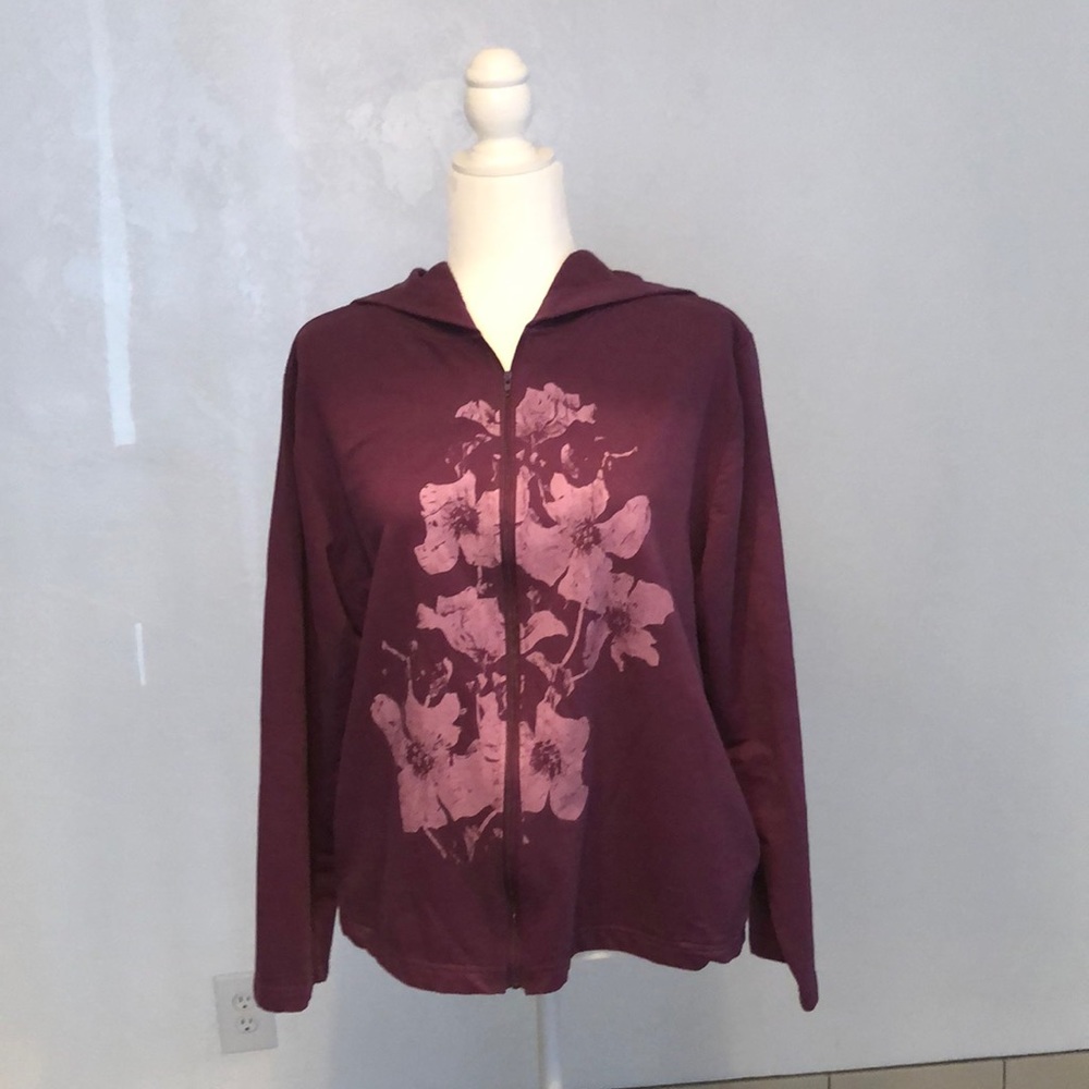 Endless designs zipped hoodie